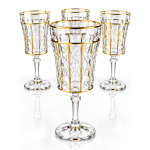 طقم Glass دايموند خطوط مدهب 6 قطع - Image 5
