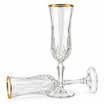 طقم Glass اوبراطويل شفة دهب كريستال بوهيمي - Image 3