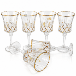 طقم Glass اوبرا مدهب كريستال بوهيمي - Image 2