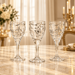 طقم Glass فرع شجرة كريستال بوهيمي